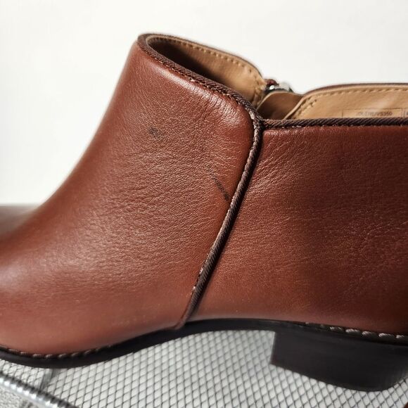 Vionic Jolene Mocha Ankle Boot Size 6.5 Western Casual Comfy - Picture 14 of 14